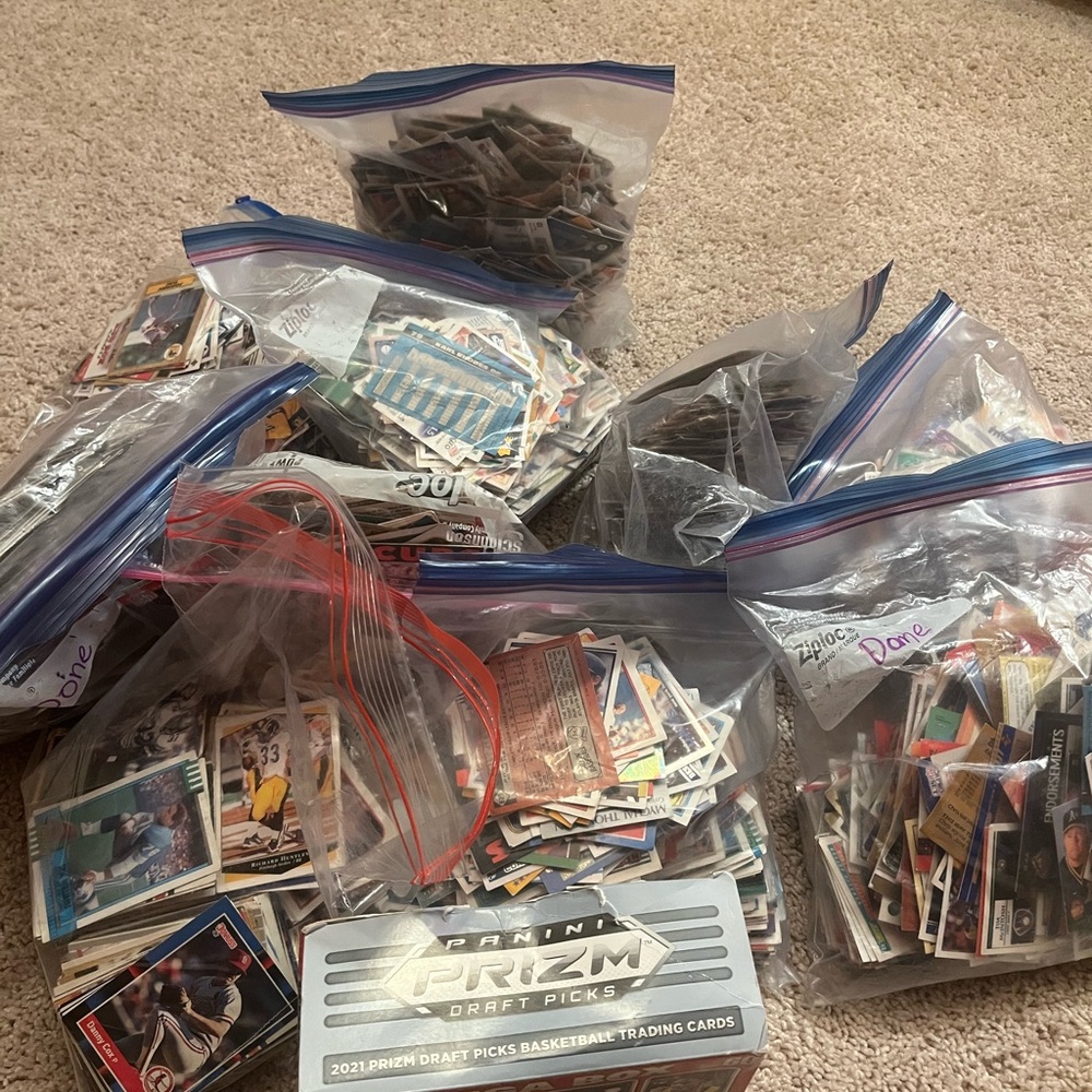 Bulk sports cards